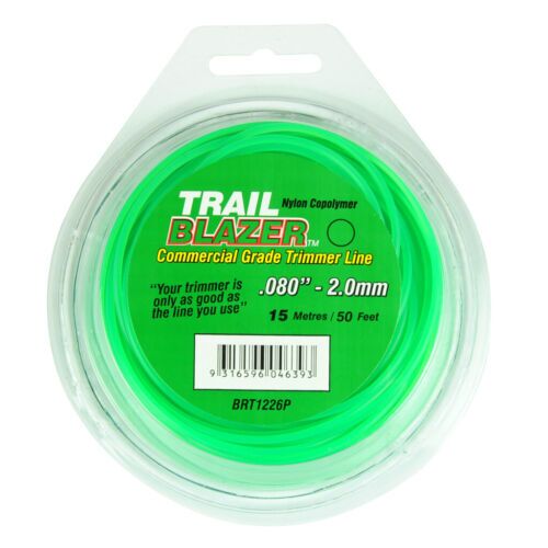 BRT1226P TRAIL BLAZER TRIMMER LINE .080" / 2.00MM TEARDROP LOOPS LENGTH 50'