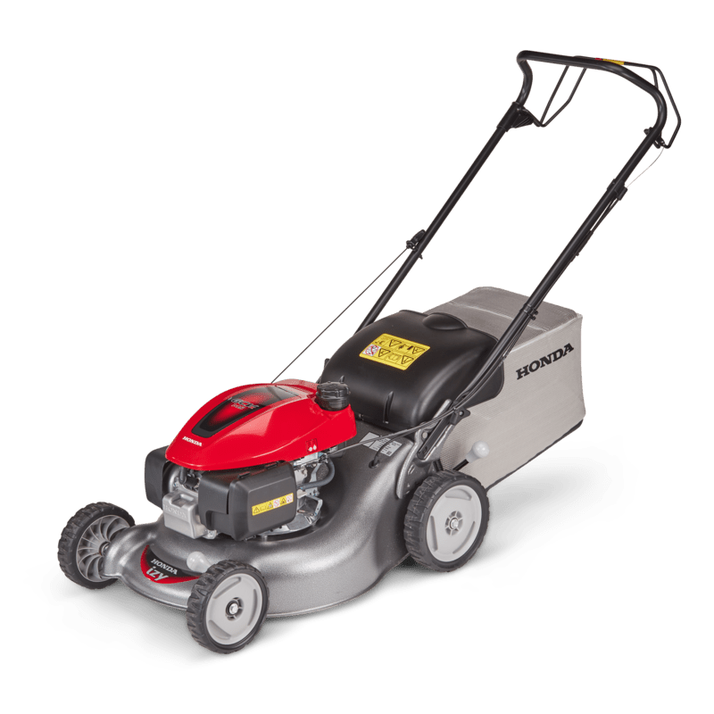 HRG466SKUP Petrol Steel Deck Engine Brake with GCV145 Honda Engine 3 in 1 Clip Director system - Mulch, Catch or Discharge Single speed self-propelled drive system